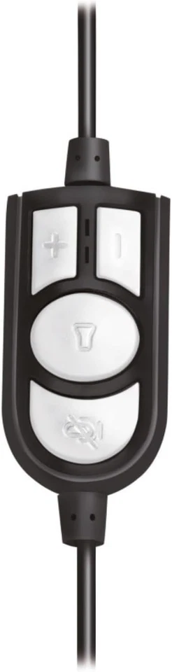 Cuffie Headset on Ear HS-03 USB Nero Con Microfono Su Archetto Regolabile per PC - Immagine 4 di 4