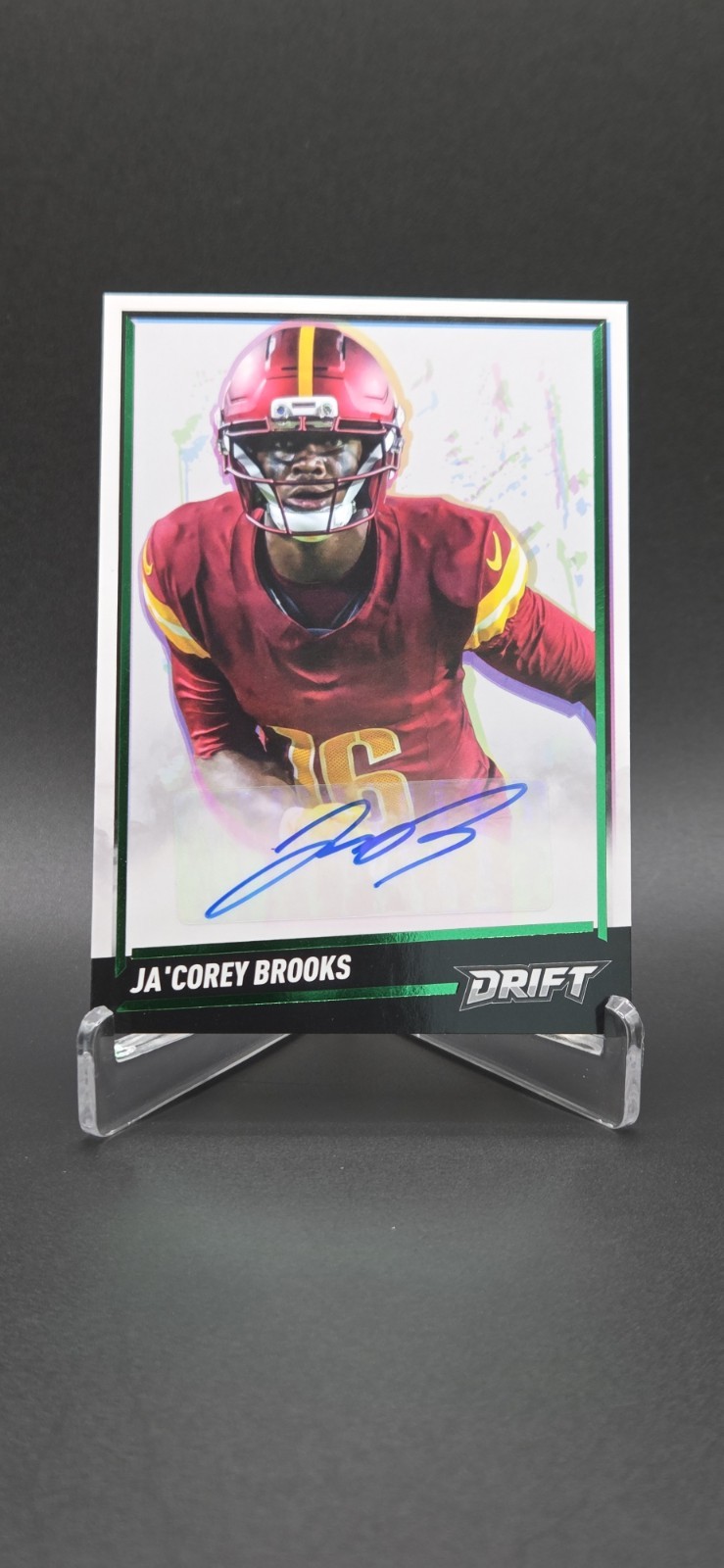 Pulse 2025 Drift Football Ja'Corey Brooks Base Autograph BAS-JYB /30