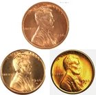 ✅  1946 P/D/S BU Uncirculated 3 COIN SET Lincoln Wheat Cents Choice RED Beauties