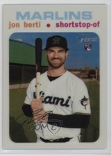 2020 Topps Heritage High Number Chrome White Refractor 27/71 Jon Berti vs3