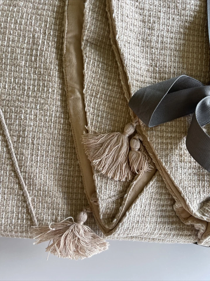 Tree Skirt with Tassel Cream - Threshold designed with Studio McGee - Image 2 of 4