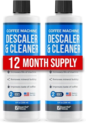 Keurig Compatible Descaling Solution & Keurig Cleaner (4 Uses)