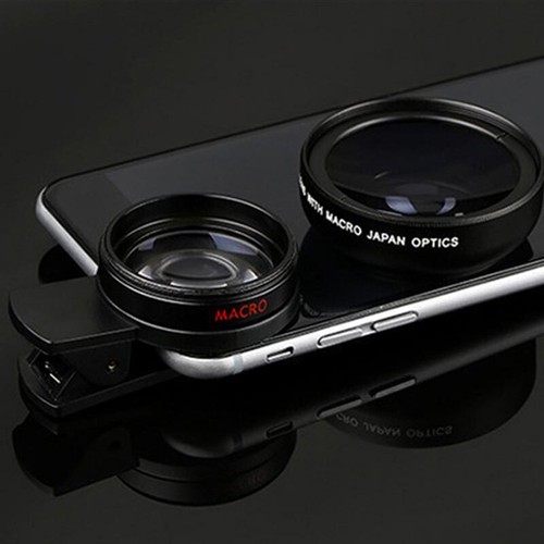 2 In 1 Mobile Phone Lens 0.45x Super Wide Angle 10x Macro HD Camera Lens