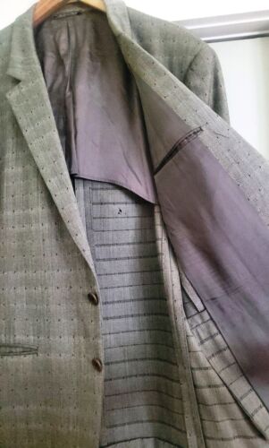 RARE Vintage 1980's Gianni Versace Gray Wool Semi-Structured Blazer 52 - AS IS - Picture 5 of 11
