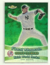 2001 Finest Moments Refractors #FM13 Roger Clemens