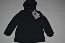 AUTHENTIC SAVE THE DUCK GIRLS ALLY HOODED PARKA IN BLACK ALL SIZES BRAND NEW