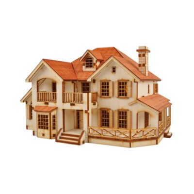 YOUNGMODELER] 3D Wood Puzzle - A House With Cafe PUZZLE SARANG | #535126143