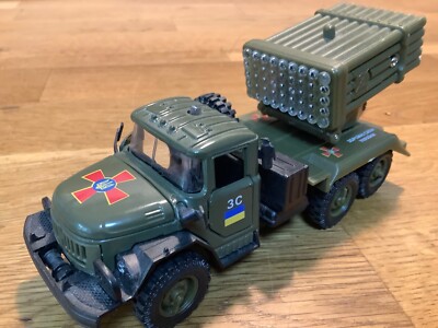 Spielzeug Ukraine Grad BM21 Raketenwerfer Russland Licht + Geräusche Modell Auto