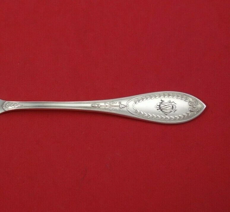 Cuchillo de pescado alemán Bruckmann and Sohn de plata esterlina FH AS corte brillante #390 Foto 2 de 2