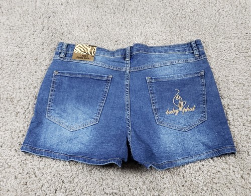 Baby Phat Embroid Short Medium Wash Size Medium - 第 2/3 張圖片