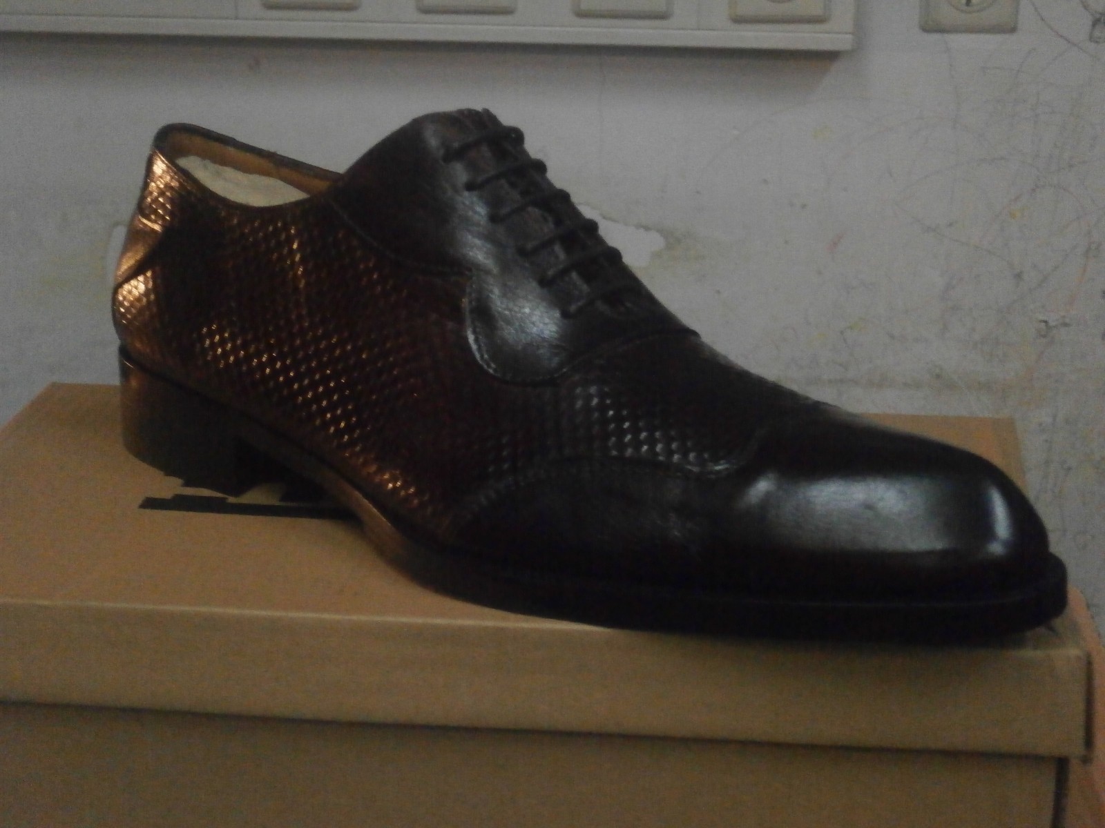 SAOLA Scarpe uomo Italian shoes ANDREA CORELLI SOLID scarpe eleganti in pelle.