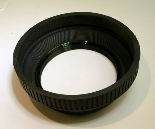 77mm Rubber Lens Hood Collapsible Telephoto - 第 1/2 張圖片