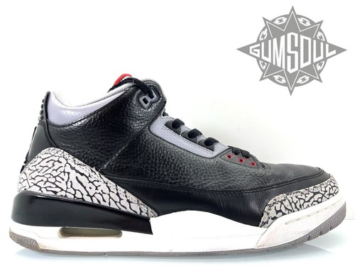 NIKE AIR JORDAN 3 BLACK CEMENT GREY 