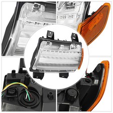 LED Turn Signal Light w/DRL For 2018-2022 Jeep Wrangler JL Left Driver Side