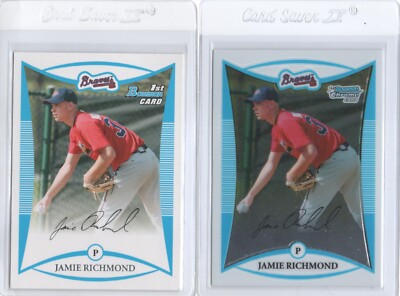 JAMIE RICHMOND 2008 Bowman Prospects #BP2 & Chrome Prospects BCP2 Options
