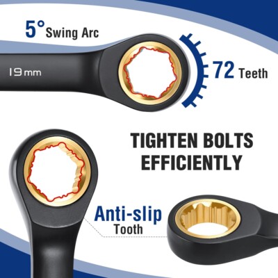 WORKPRO Set Di Chiavi Regolabili 3 Pezzi, Chiave A Rullino 150, 200 - Foto 8