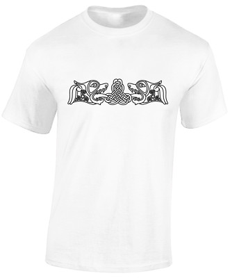 Odins Wolf Viking Top Thor Hammer Loki Raven Celtic Unisex T-Shirt