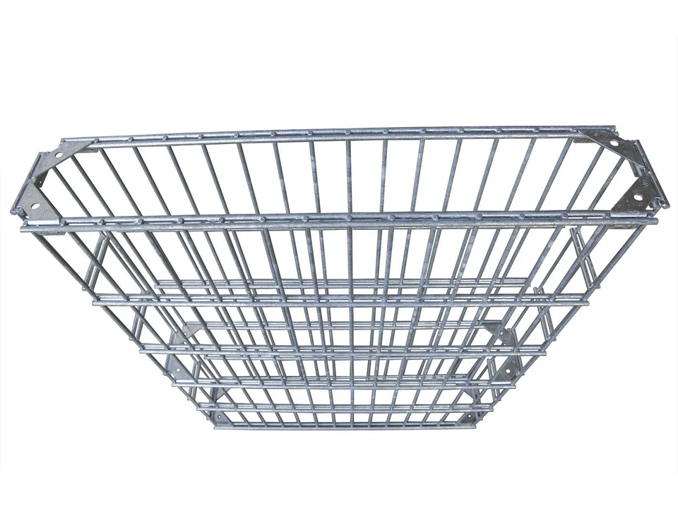 3 Stück Gabionen Winkelclip Eckverbinder Zaunverbinder Verbinder verzinkt Zaun - Bild 4 von 4