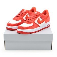 FZ3552-612 Nike GS Air Force 1 Low Valentine s Day Pack Fire Red Light Crimson