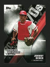 Johnny Bench Insert 2020 Topps Decade of Dominance #DOD20 Baseball Card