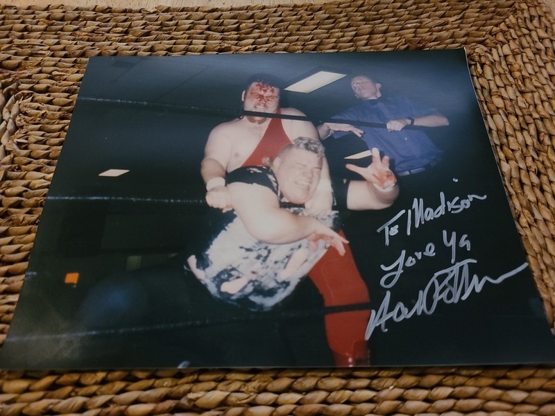 "Axl Rotten" Brian Knighton Autographed Signed 8x10 Wrestling Photo ECW WCW WWE