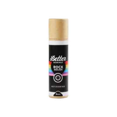 BETTER BEARINGS - Rock Solids, Roller Skate Bearings, Quad Skates, 7mm, 16 Pack