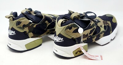 REEBOK A Bathing Ape x Mita x InstaPump Fury OG 'Black Earth