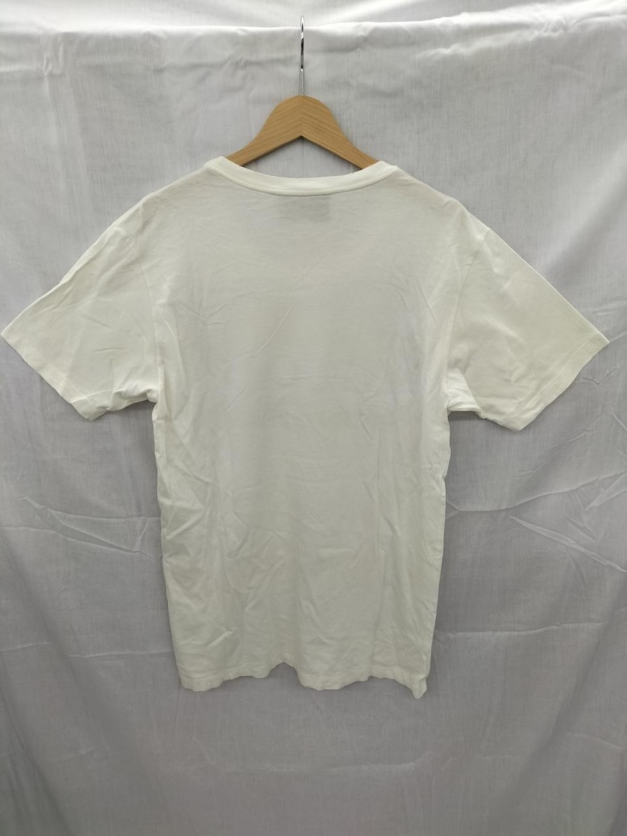 GUCCI Authentic Leopard Logo T-shirt White Short-sleeve Men's size