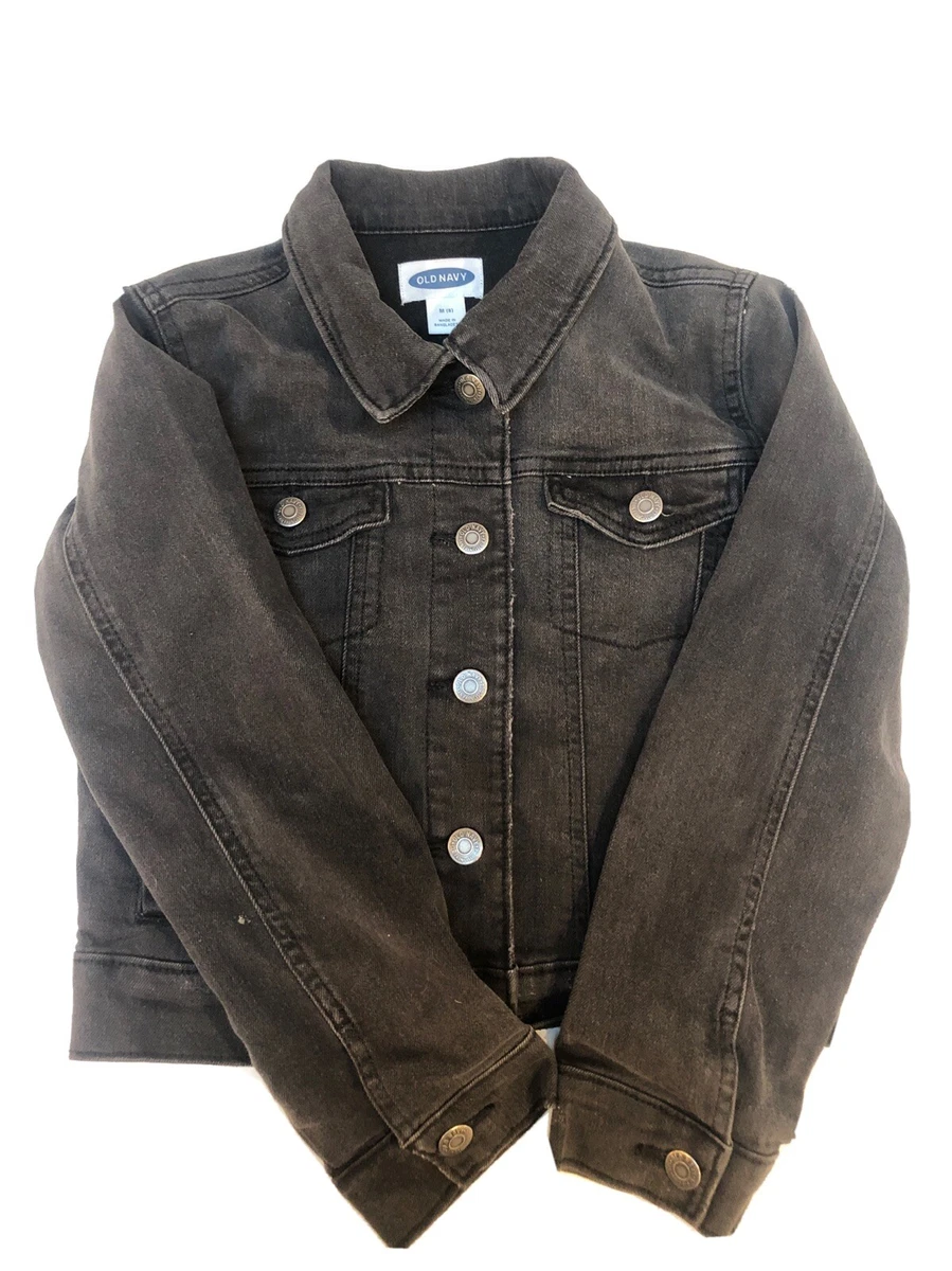 Old Navy Denim Jacket dark Grey Youth M eBay