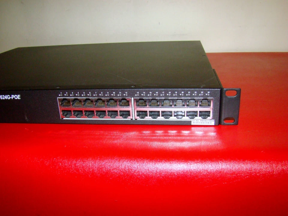 Brocade FWS624G-POE-EPREM Fastiron WS Intelligent Edge 24 Port Network Switch - Image 4 of 4