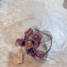 Kurt Adler Glass Ribbon Heart Christmas Ornament in Box NWT Handmade Gorgeous