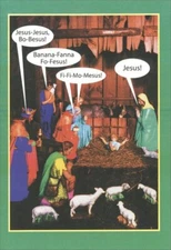 Nobleworks Name Game Box of 12 Funny  Humorous Christmas Cards