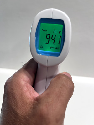 Medical Grade Heavy Duty, Touchless Infrared Forehead Thermometer, Non-Contact