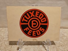 ANTIQUE TUXEDO chop FEEDS ADVERTISING mailer horse feed early daniel ohio cow