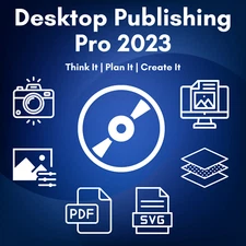 Desktop Publishing Pro 2023 | Publishing Print Design Software Program DVD
