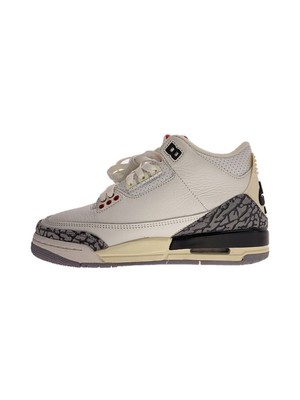 Nike High Top Sneakers AIR JORDAN 3 RETRO GS 23cm White Used | eBay