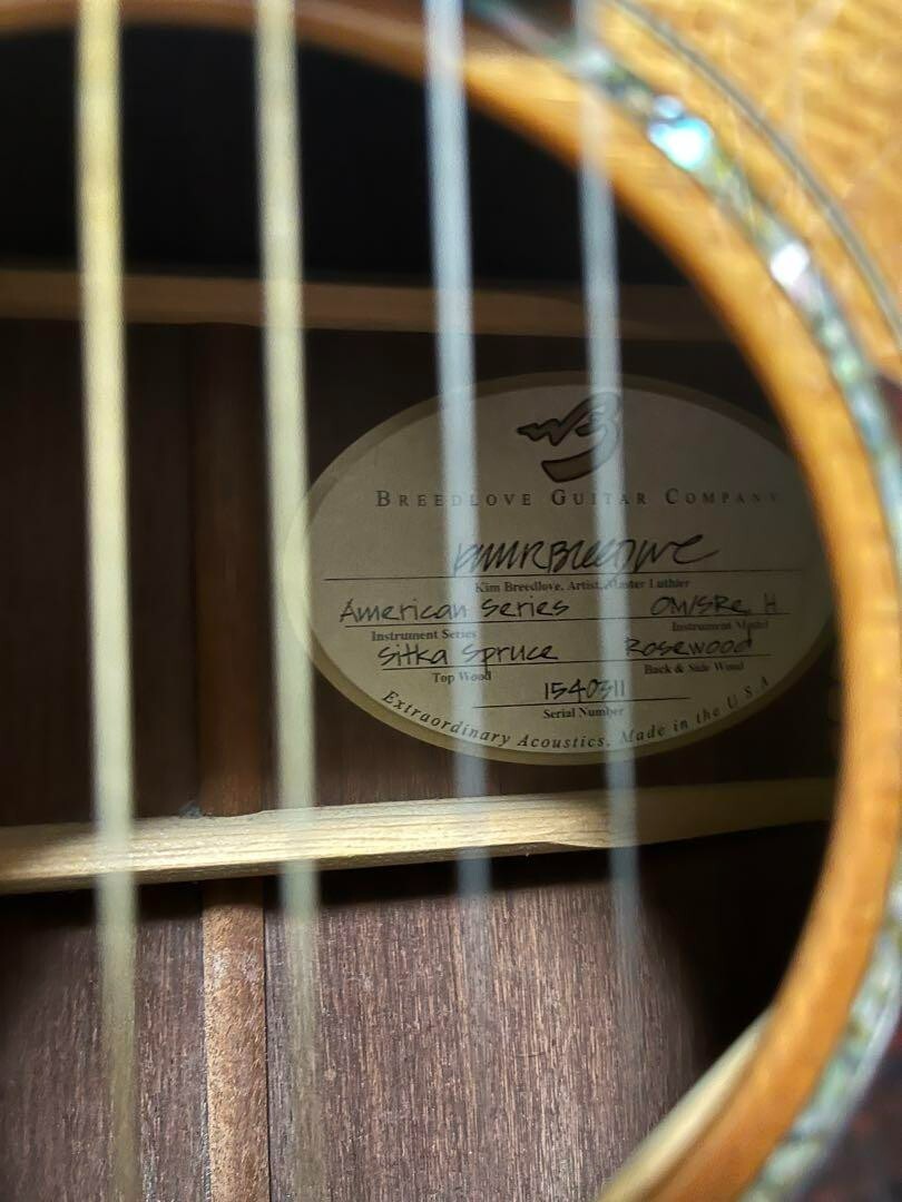 ブリードラブ BREEDLOVE AMERICAN SERIES OM Breedlove American Series OM Acoustic Guitar Made in USA OM