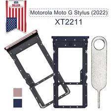 SIM & MicroSD Card Tray Holder Slot + PIN For Motorola Moto G Stylus 2022 XT2211