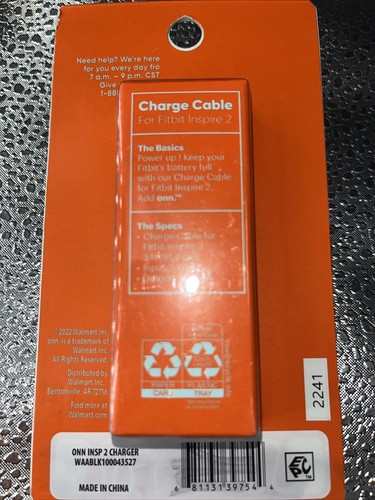 add onn. CHARGING CABLE FOR FITBIT 3' - Picture 3 of 3
