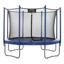 Machrus Upper Bounce Outdoor 7.5ft Round Trampoline Set with Safety Net Used 