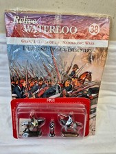 ISSUE 38 DEL PRADO RELIVE WATERLOO SET OF 3 PAINTED LEAD SOLDIERS DWA010 28MM