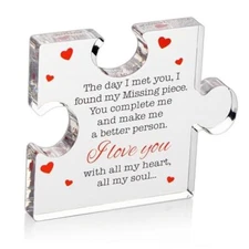 Valentines Day Gifts - I Love You Gifts for Him, Her - Acrylic Gift for Couple