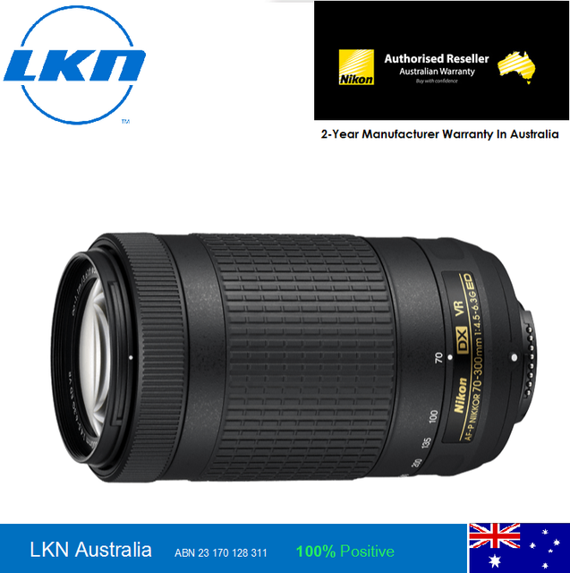 Nikon Af P Dx Nikkor 70 300mm F 4 5 6 3g Ed Vr Lens 2 Year Nikon Warranty For Sale Online