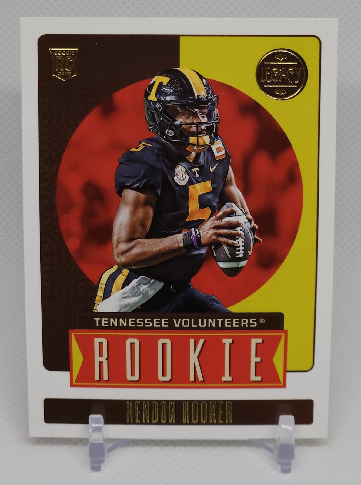 2023 Panini Legacy #155 Hendon Hooker RC Tennessee Volunteers Detroit Lions