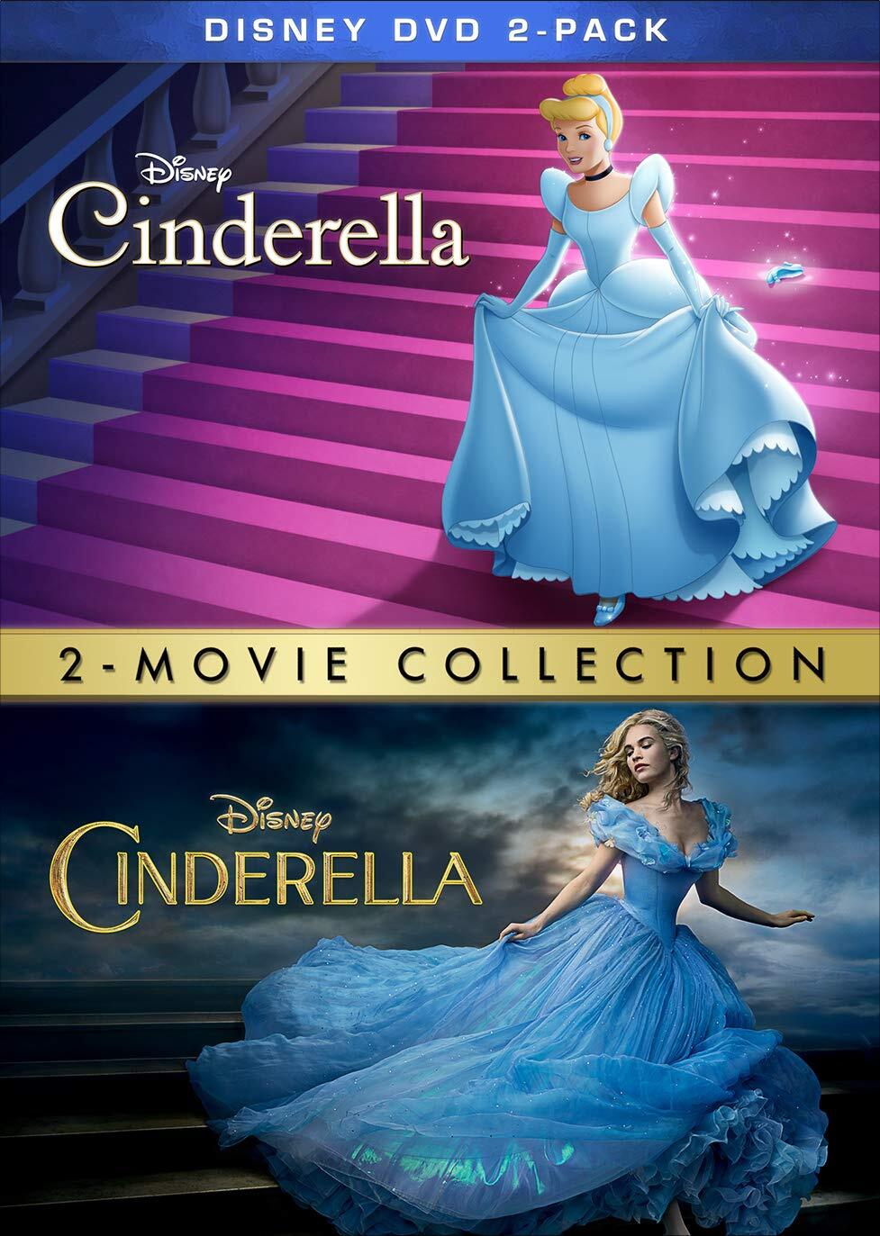 CINDERELLA 2-MOVIE COLLECTION (DVD) James Lily Blanchett Cate Carter Madden