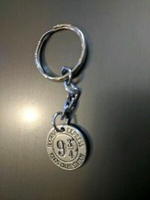 Llavero Bolsa Plata "9 3/4 Hogwarts Express Kings Cross" Etiqueta Harry Potter