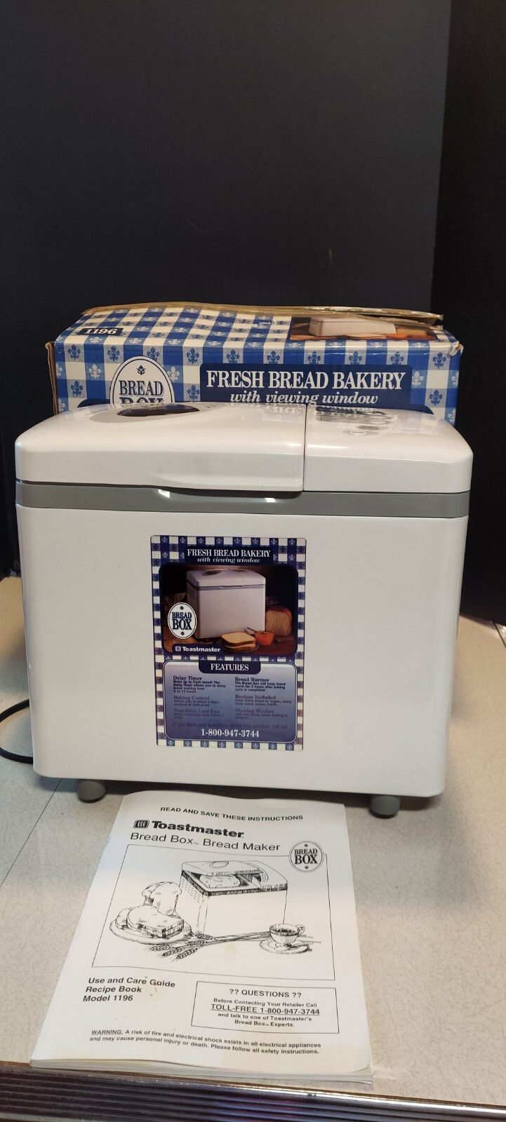 Toastmaster 1196 Bread Maker Machine