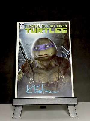 TMNT # 1 Don Cover Torpedo Comics Signed By Kevin Eastman W/ COA 9.2 .
