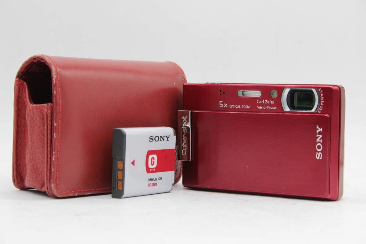 Sony Cyber-Shot DSC-T100 Digital Compact Camera Pink USED JAPAN w