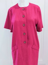 The Dress Company STITCHES Australian Design Vintage Shoulder Pads 80s Magenta